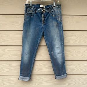 75 Faubourg Girlfriend Tulle Vintage Gold Jeans